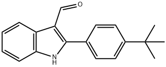 1H-Indole-3-carboxaldehyde,2-[4-(1,1-dimethylethyl)phenyl]-(9CI) Structure