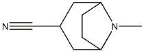 (1β,5β)-8-Methyl-8-azabicyclo[3.2.1]octane-3α-carbonitrile Structure