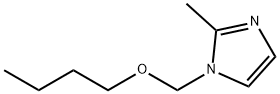 1H-이미다졸,1-(부톡시메틸)-2-메틸-(9Cl) 구조식 이미지