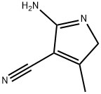 2H-Pyrrole-4-carbonitrile,5-amino-3-methyl-(9CI) 구조식 이미지