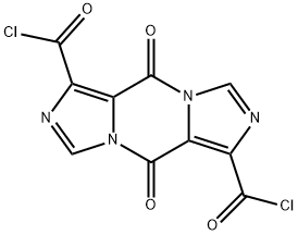 5,10-dioxo-5H,10H-diimidazo[1,5-a:1',5'-d]pyrazine-1,6-dicarbonyl dichloride 구조식 이미지