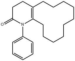 16-phenyl-16-azabicyclo[10.4.0]hexadec-17-en-15-one Structure