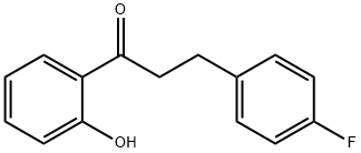 1-Propanone, 3-(4-fluorophenyl)-1-(2-hydroxyphenyl)- Structure