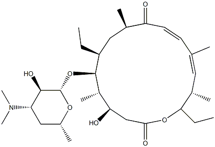 12,12-O-Seco-13-deoxy-12,13-didehydro-20-deoxo-4'-deoxycirramycin A1 Structure