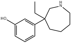 N-desmethylmeptazinol Structure