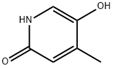 2(1H)-Pyridinone,5-hydroxy-4-methyl-(9CI) 구조식 이미지