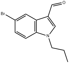 1H-Indole-3-carboxaldehyde,5-bromo-1-propyl-(9CI) Structure