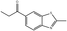 1-Propanone,1-(2-methyl-6-benzothiazolyl)-(7CI,8CI) 구조식 이미지