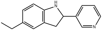 1H-Indole,5-ethyl-2,3-dihydro-2-(3-pyridinyl)-(9CI) 구조식 이미지