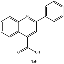 cinchophen sodium  Structure