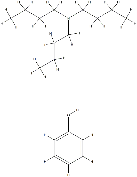 phenol, compound with N,N-dibutylbutylamine (1:1)  Structure