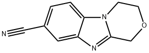 1H-[1,4]Oxazino[4,3-a]benzimidazole-8-carbonitrile,3,4-dihydro-(7CI,9CI) Structure