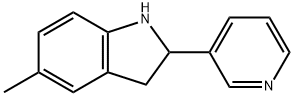 1H-Indole,2,3-dihydro-5-methyl-2-(3-pyridinyl)-(9CI) 구조식 이미지