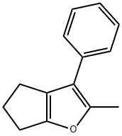 4H-Cyclopenta[b]furan,5,6-dihydro-2-methyl-3-phenyl-(9CI) Structure