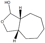 1H-사이클로헵타[c]푸란-1-올,옥타하이드로-,(3aR,8aS)-rel-(9CI) 구조식 이미지