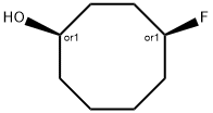 Cyclooctanol, 4-fluoro-, (1R,4S)-rel- (9CI) Structure