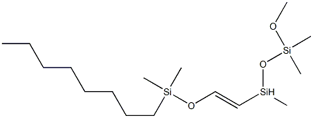 VINYLMETHYLSILOXANE-OCTYLMETHYLSILOXANE-DIMETHYLSILOXANE TERPOLYMER Structure