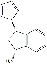 1H-Inden-1-amine,2,3-dihydro-3-(1H-pyrrol-1-yl)-,(1R,3S)-rel-(9CI) Structure