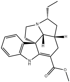 (5β,12S,19β)-2,3-Didehydro-7α-ethyl-8,20,21-trinoraspidospermidine-3-carboxylic acid methyl ester Structure