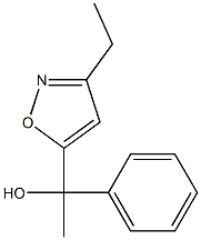 5-이속사졸메탄올,3-에틸-알파-메틸-알파-페닐-(9CI) 구조식 이미지