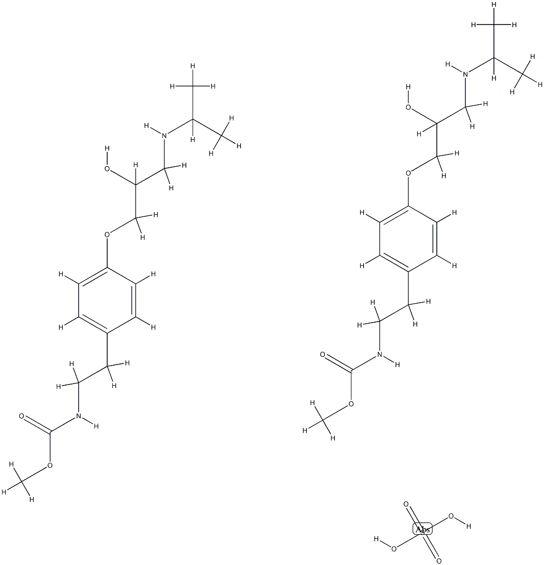 Pamatolol sulfate Structure