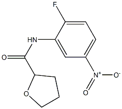 2-푸란카르복사미드,N-(2-플루오로-5-니트로페닐)테트라히드로-(9CI) 구조식 이미지