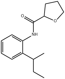 2-푸란카르복사미드,테트라히드로-N-[2-(1-메틸프로필)페닐]-(9CI) 구조식 이미지