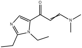 2-Propen-1-one,1-(1,2-diethyl-1H-imidazol-5-yl)-3-(dimethylamino)-(9CI) 구조식 이미지