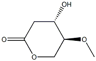L-threo-Pentonic acid, 2-deoxy-4-O-methyl-, delta-lactone (9CI) 구조식 이미지