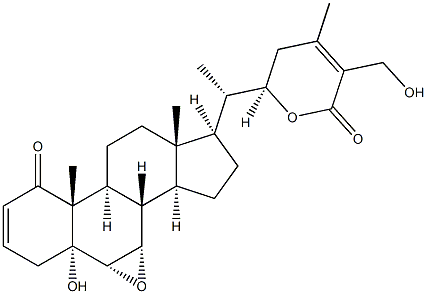 WITHASTRAMONOLIDE, 12-DEOXY-(SH) Structure