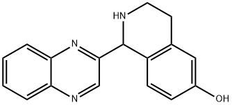 6-Isoquinolinol,1,2,3,4-tetrahydro-1-(2-quinoxalinyl)-(9CI) Structure