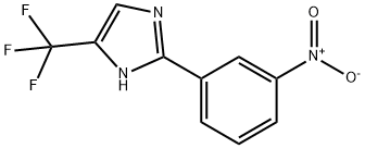 1H-IMidazole, 2-(3-nitrophenyl)-5-(trifluoroMethyl)- 구조식 이미지