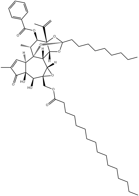 Gnidilatin 20-palmitate Structure