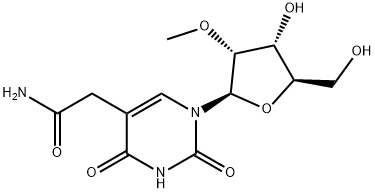 O(2)'-methyl-5-carbamoylmethyluridine 구조식 이미지
