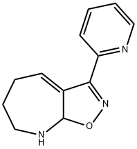 5H-Isoxazolo[5,4-b]azepine,6,7,8,8a-tetrahydro-3-(2-pyridinyl)-(9CI) 구조식 이미지