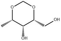 D-Xylitol, 1-deoxy-2,4-O-methylene- (9CI) 구조식 이미지
