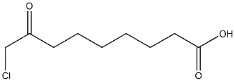 9-Chloro-8-oxononanoic acid 구조식 이미지