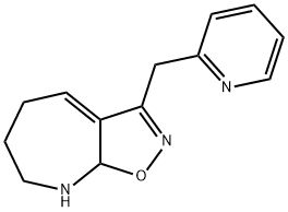 5H-Isoxazolo[5,4-b]azepine,6,7,8,8a-tetrahydro-3-(2-pyridinylmethyl)-(9CI) 구조식 이미지