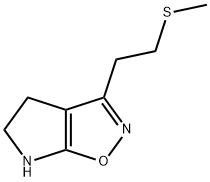 4H-Pyrrolo[3,2-d]isoxazole,5,6-dihydro-3-[2-(methylthio)ethyl]-(9CI) 구조식 이미지