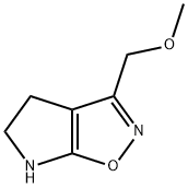 4H-Pyrrolo[3,2-d]isoxazole,5,6-dihydro-3-(methoxymethyl)-(9CI) 구조식 이미지