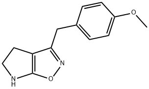 4H-Pyrrolo[3,2-d]isoxazole,5,6-dihydro-3-[(4-methoxyphenyl)methyl]-(9CI) Structure