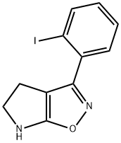4H-Pyrrolo[3,2-d]isoxazole,5,6-dihydro-3-(2-iodophenyl)-(9CI) 구조식 이미지