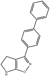 4H-Pyrrolo[3,2-d]isoxazole,3-[1,1-biphenyl]-4-yl-5,6-dihydro-(9CI) 구조식 이미지