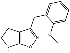 4H-Pyrrolo[3,2-d]isoxazole,5,6-dihydro-3-[(2-methoxyphenyl)methyl]-(9CI) 구조식 이미지
