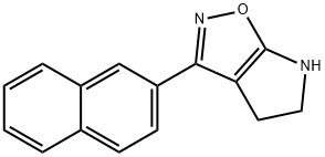 4H-Pyrrolo[3,2-d]isoxazole,5,6-dihydro-3-(2-naphthalenyl)-(9CI) Structure
