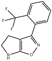 4H-Pyrrolo[3,2-d]isoxazole,5,6-dihydro-3-[2-(trifluoromethyl)phenyl]-(9CI) 구조식 이미지