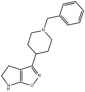 4H-Pyrrolo[3,2-d]isoxazole,5,6-dihydro-3-[1-(phenylmethyl)-4-piperidinyl]-(9CI) 구조식 이미지