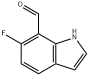 1H-Indole-7-carboxaldehyde,6-fluoro-(9CI) Structure