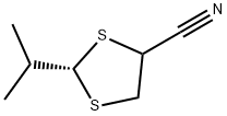 1,3-Dithiolane-4-carbonitrile,2-(1-methylethyl)-(9CI) 구조식 이미지