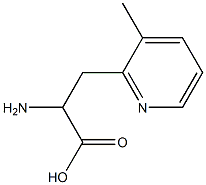 2-Pyridinepropanoicacid,alpha-amino-3-methyl-(9CI) 구조식 이미지